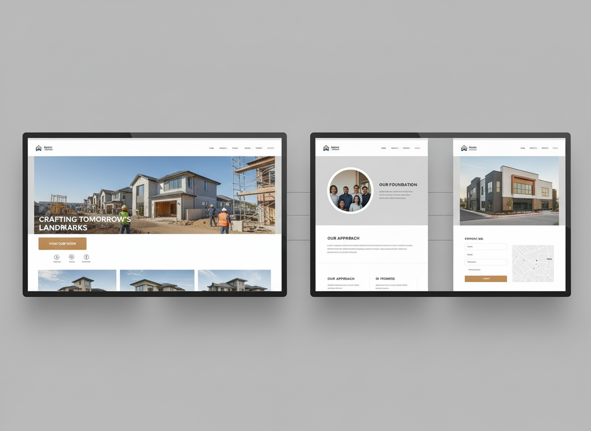 ConstructionMockup6 Construction Floating Layout Mockup Image