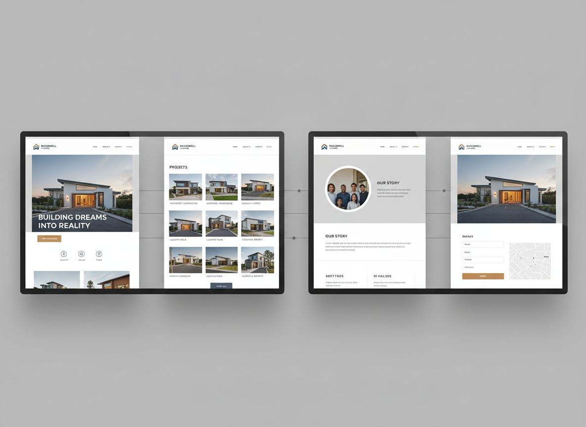 HomeBuilderWebsiteMockup HomeBuilderWebsiteMockup
