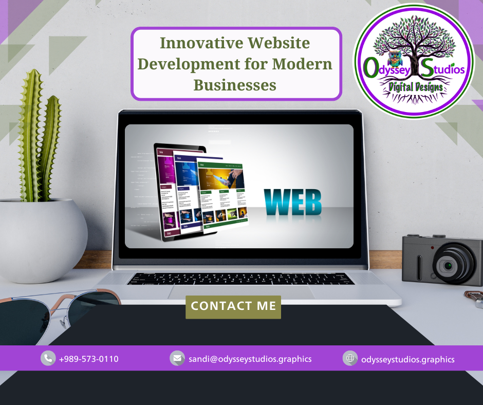 _Website Development Facebook Post Website mockup