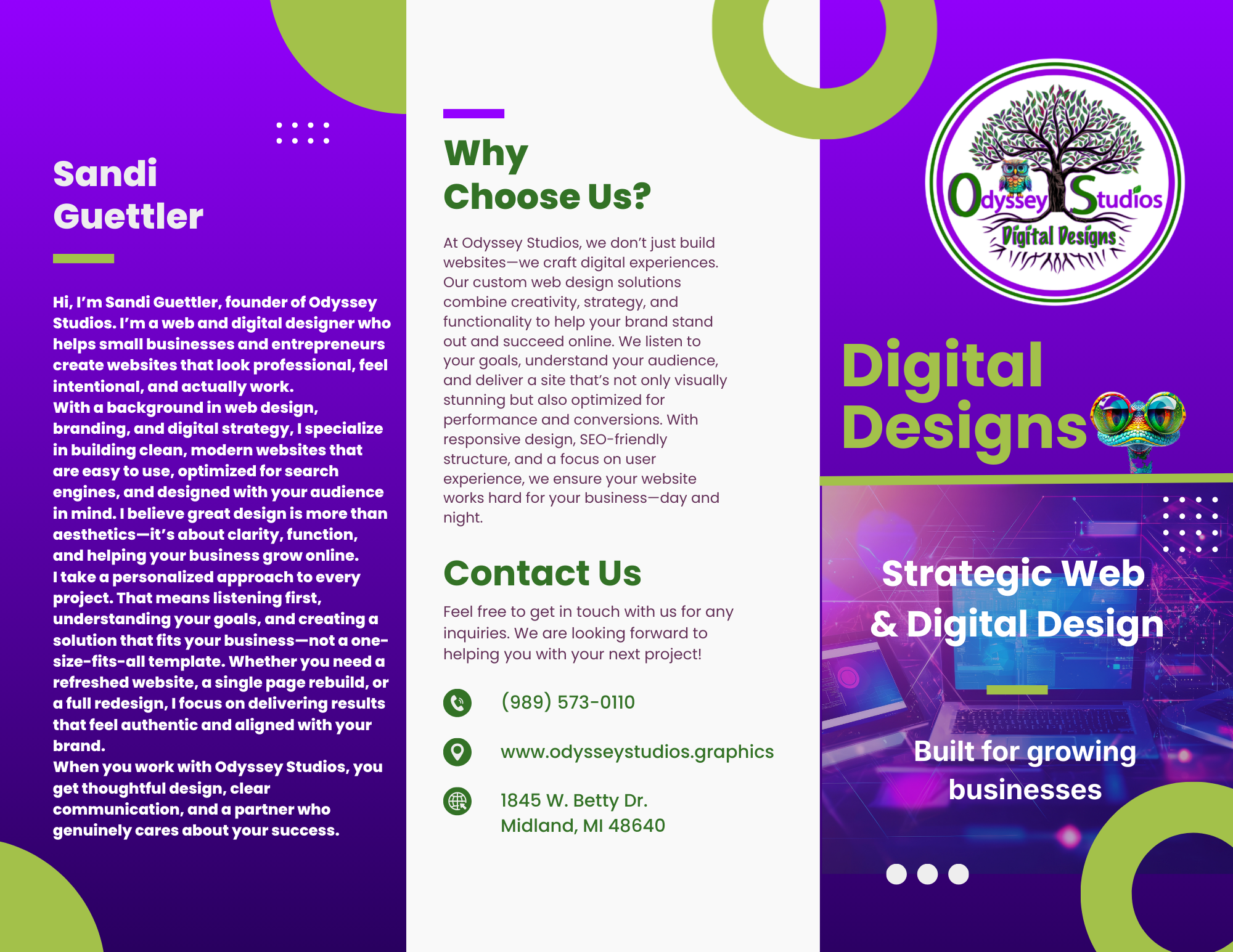 Trifold Brochure Design Front