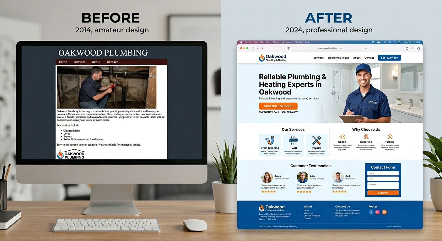 Website Refresh Before and After Website Refresh Before and After